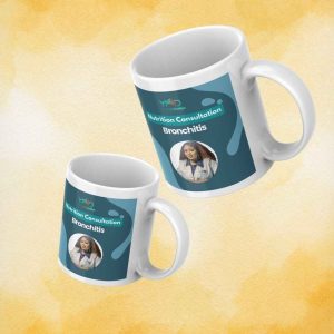 Bronchitis Nutrition Customized Mug | Made By YourFide Dietitian Nutritionist